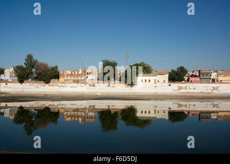 Sursagar Tank, Sursagar See, bikaner, rajasthan, indien, asien Stockfoto