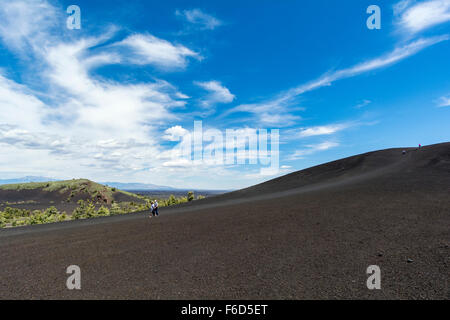 Idaho, Craters of the Moon National Monument and Preserve, Inferno Cone Trail Stockfoto