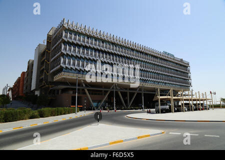 Masdar City, Forschungszentrum - Abu Dhabi Stockfoto