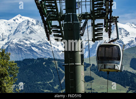 Megève (Haute-Savoie; Frankreich) Stockfoto