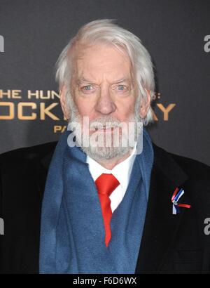 Los Angeles, CA, USA. 16. November 2015. bei der Ankunft für THE HUNGER GAMES: MOCKINGJAY – Teil2 - Ankünfte, Microsoft Theater, Los Angeles, CA 16. November 2015. Bildnachweis: Dee Cercone/Everett Collection/Alamy Live-Nachrichten Stockfoto