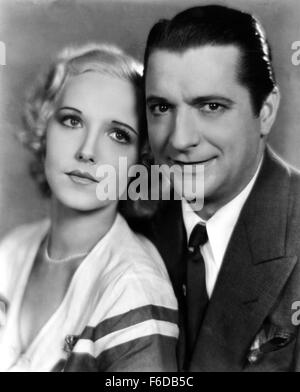 Erscheinungsdatum: 14. Februar 1931. FILMTITEL: 50 Millionen Franzosen. STUDIO: Warner Bros Pictures. PLOT:. Im Bild: WILLIAM GAXTON als Jack Forbes und HELEN BRODERICK als Violet (Bild Kredit: Entertainment Bilder) Stockfoto