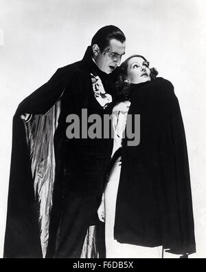 Erscheinungsdatum: 14. Februar 1931. FILMTITEL: Dracula. STUDIO: Universal Pictures. PLOT: Die uralte Vampir Graf Dracula kommt in England und beginnt um Beute auf die tugendhafte Junge Mina. Im Bild: BELA LUGOSI als Graf Dracula (Bild Kredit: Entertainment Bilder) Stockfoto