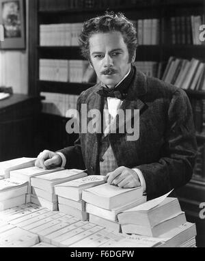 1. Januar 1930 - Paul Muni am Set des Films, das Leben des Emile Zola, 1937 (Bild Kredit: C Glasshouse/Unterhaltung Bilder) Stockfoto