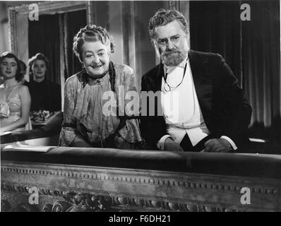 VERÖFFENTLICHT: 24. Mai 1938 - Film Originaltitel: Alexanders Ragtime Band. IM BILD: HELEN WESTLEY, JEAN HERSHOLT. Stockfoto