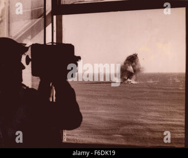 708. Anzio Landungen Italien. Bild von Beach Head bei Nettuno.1944. Stockfoto