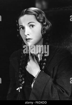 1. Januar 1940 - Joan Fontaine am Set des Films, Jane Eyre, 1943 (Bild Kredit: C Glasshouse/Unterhaltung Bilder) Stockfoto