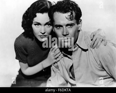 VERÖFFENTLICHT: 20. Februar 1939 - Film Originaltitel: Lasst uns Leben. IM BILD: MAUREEN O'SULLIVAN, HENRY FONDA. Stockfoto