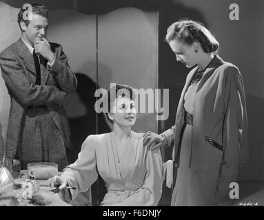 VERÖFFENTLICHT: 23. Mai 1942 - Film Originaltitel: Grand Central Mord. IM BILD: VAN HEFLIN, PATRICIA DANE. Stockfoto