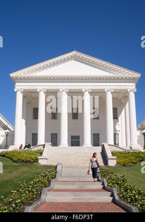 Virginia State Capitol building in Richmond, Virginia, Vereinigte Staaten Stockfoto