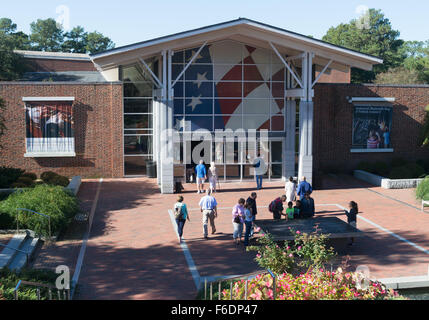 Besucherzentrum, Colonial Williamsburg, Virginia, USA Stockfoto