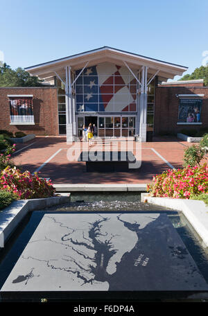 Besucherzentrum, Colonial Williamsburg, Virginia, USA Stockfoto