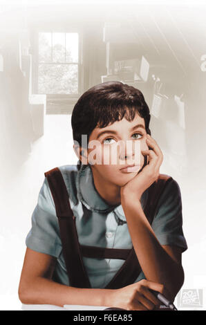 18. März 1959; Hollywood, Kalifornien, USA; MILLIE PERKINS als Anne Frank Stars in "Das Tagebuch der Anne Frank" unter der Regie von George Stevens. Stockfoto