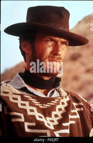 10. Mai 1967; Madrid, Spanien; Schauspieler CLINT EASTWOOD Stars wie Monco in Sergio Leone gerichtet westlichen Drama "Für ein paar Dollar mehr." Stockfoto