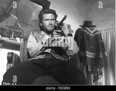 10. Mai 1967; Madrid, Spanien; Schauspieler CLINT EASTWOOD Stars wie Monco in Sergio Leone gerichtet westlichen Drama "Für ein paar Dollar mehr." Stockfoto