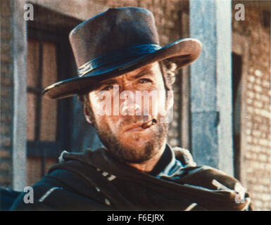 10. Mai 1967; Madrid, Spanien; Schauspieler CLINT EASTWOOD Stars wie Monco in Sergio Leone gerichtet westlichen Drama "Für ein paar Dollar mehr." Stockfoto