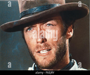 10. Mai 1967; Madrid, Spanien; Schauspieler CLINT EASTWOOD Stars wie Monco in Sergio Leone gerichtet westlichen Drama "Für ein paar Dollar mehr." Stockfoto