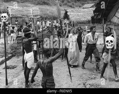 Erscheinungsdatum: Mai 1965. FILMTITEL: Sandokan der große. STUDIO: Ocean Filme. PLOT:. Im Bild: STEVE REEVES als Sandokan und GENEVIEVE GRAD als Mary Ann. Stockfoto