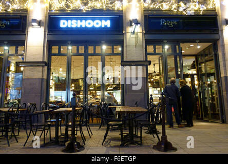 Dishoom Irani-Stil indisches Restaurant, Covent Garden, London Stockfoto