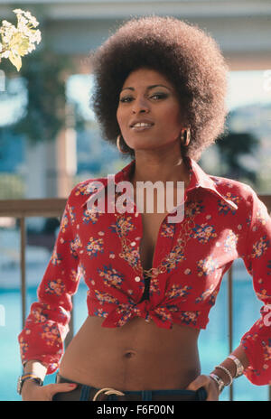 13. Juni 1973; Los Angeles, Kalifornien, USA; Schauspielerin PAM GRIER Sterne bestimmungsmäßige Coffy in Jack Hill Action-Drama, "Coffy." Stockfoto