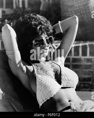 13. Juni 1973; Los Angeles, Kalifornien, USA; Schauspielerin PAM GRIER Sterne bestimmungsmäßige Coffy in Jack Hill Action-Drama, "Coffy." Stockfoto