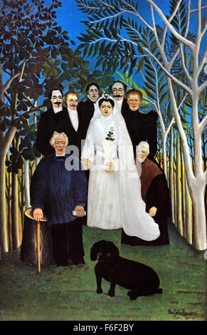 La Noce - The Wedding 1905 Henri Rousseau 1844-1910 Frankreich Französisch (Le Douanier - der Zöllner) Stockfoto