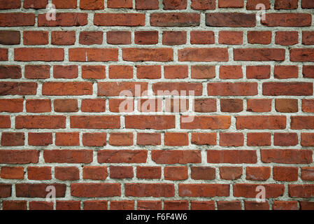 Rote Ziegel Wand Textur Hintergrund Stockfoto