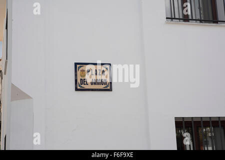 Ansicht von Jabugo, Provinz Huelva, Spanien Stockfoto