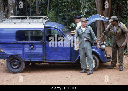 23. Dezember 1987; BANGKOK, Thailand; Schauspieler ROBIN WILLIAMS stars wie A2C Adrian Cronauer mit Forest Whitaker als Pfc. Montesque Garlick in "Good Morning Vietnam." Stockfoto