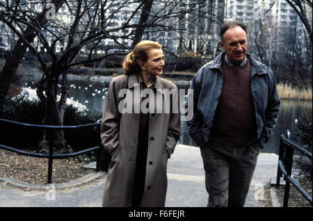 14. Oktober 1988; Alpine, New Jersey, USA; GENA ROWLANDS als Marion Post und GENE HACKMAN als Larry Lewis in dem Film "Eine andere Frau" unter der Regie von Woody Allen. Stockfoto