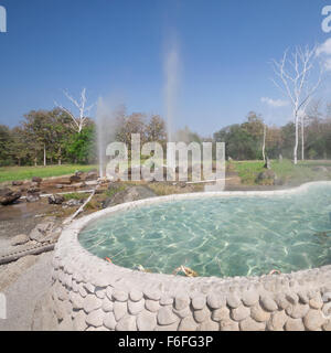 Hot Springs Sankampang Chiang Mai Thailand Stockfoto