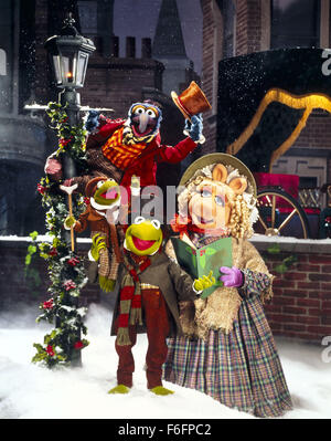 12. Juli 1992; Shepperton, UK; Eine Szene aus "The Muppet Christmas Carol". Regie: Brian Henson. Stockfoto