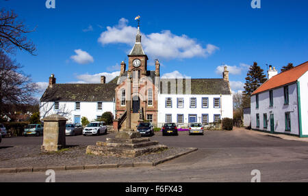 Gifford Street in East Lothian Stockfoto