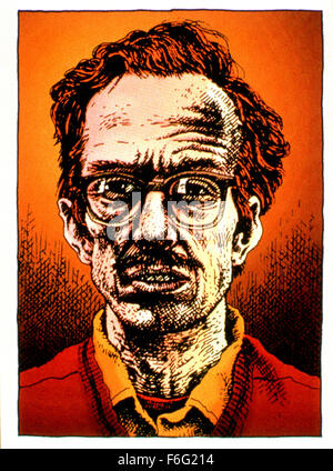 28. April 1995; San Francisco, CA, USA; Erscheinungsdatum: 28. April 1995. Regie: Terry Zwigoff. STUDIO: Hervorragende Bilder. PLOT: Dieser Film erzählt das Leben und die Zeiten von R. Crumb. Robert Crumb ist der Zeichner/Künstler, zog weiter auf Truckin ', Fritz die Katze, und spielte eine wichtige Vorreiterrolle bei der Entstehung der underground Comix. Wir sind durch Interviews mit seiner Mutter, zwei Brüder, Frau, und Ex-Freundinnen, sowie Auszüge aus seinem Unmengen an Grafik eine dunkel Comic-Fahrt durch eines Mannes Unterbewusstsein behandelt. Bild: Comic von ROBERT CRUMB selbst Kunst. Stockfoto