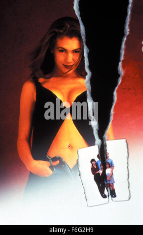 4. August 1996; Hollywood, Kalifornien, USA; Schauspielerin ALYSSA MILANO Porträts als Lily Leonetti in dem Drama-Thriller "Poison Ivy II" unter der Regie von Anne Goursaud. Stockfoto