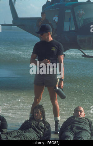 22. August 1997; Jackonsville, FL, USA; 22. August 1997; Jackonsville, FL, USA; Schauspielerin DEMI MOORE als Lt.Jordan O'Niell in "GI Jane" Stockfoto