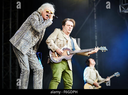 Die Boomtown Rats Auftritt beim Latitude Festival 19. Juli 2015 Stockfoto