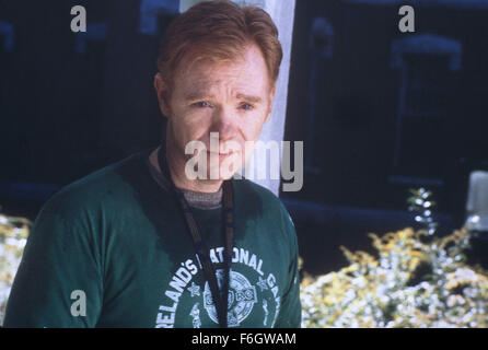 10. August 2001; Los Angeles, Kalifornien, USA; Schauspieler DAVID CARUSO stars wie Phil in der Oktober-Filme Thriller, "Session 9." Regie: Brad Anderson. Stockfoto