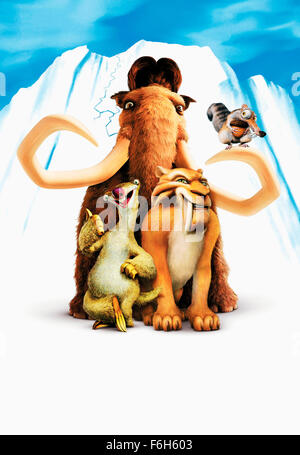 20. Januar 2002; Hollywood, Kalifornien, USA; Bild von Regisseur Chris Wedge Abenteuer Animation "Ice Age". Stockfoto