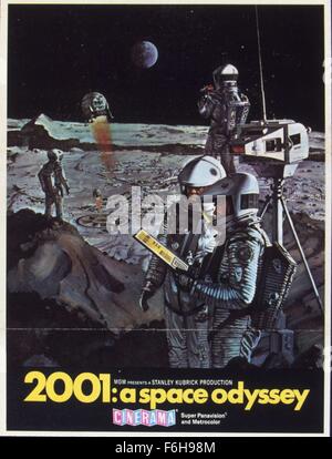 1969, Filmtitel: 2001: eine Odyssee im Weltraum, Regie: STANLEY KUBRICK, Studio: MGM. (Bild Kredit: SNAP) Stockfoto