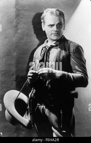 1939, Filmtitel: OKLAHOMA KID, im Bild: JAMES CAGNEY, Kleidung. (Bild Kredit: SNAP) Stockfoto