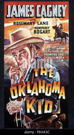 1939, Filmtitel: OKLAHOMA KID, Regie: LLOYD BACON, Studio: WARNER, abgebildet: LLOYD BACON, JAMES CAGNEY, Kleidung. (Bild Kredit: SNAP) Stockfoto