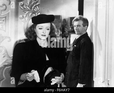 1946, Filmtitel: Täuschung, Regie: IRVING RAPPER, Studio: WARNER, abgebildet: BETTE DAVIS, CLAUDE RAINS. (Bild Kredit: SNAP) Stockfoto