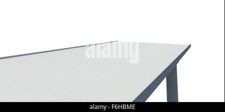 Gezeichnete Brücke auf weiß Stockfoto