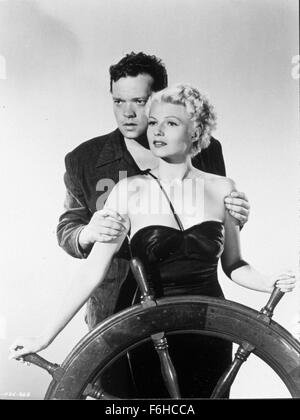 1948, Filmtitel: LADY von SHANGHAI, Regie: ORSON WELLES, im Bild: RITA HAYWORTH. (Bild Kredit: SNAP) Stockfoto