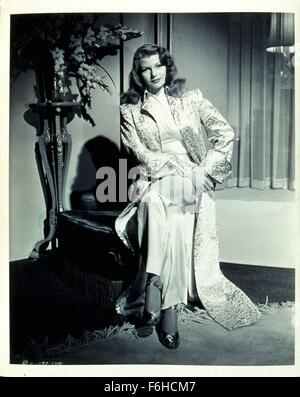 1946, Filmtitel: GILDA, Regie: CHARLES VIDOR, Studio: COLUMBIA, im Bild: RITA HAYWORTH. (Bild Kredit: SNAP) Stockfoto