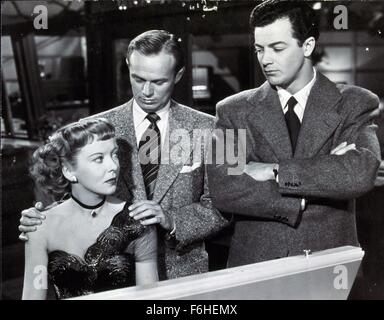 1948, Filmtitel: ROAD HOUSE, Regie: JEAN NEGULESCO, Studio: FOX, im Bild: IDA LUPINO, JEAN NEGULESCO, RICHARD WIDMARK. (Bild Kredit: SNAP) Stockfoto