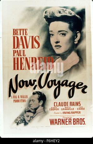 1942, Filmtitel: NOW, VOYAGER, Regie: IRVING RAPPER, Studio: WARNER, abgebildet: BETTE DAVIS. (Bild Kredit: SNAP) Stockfoto