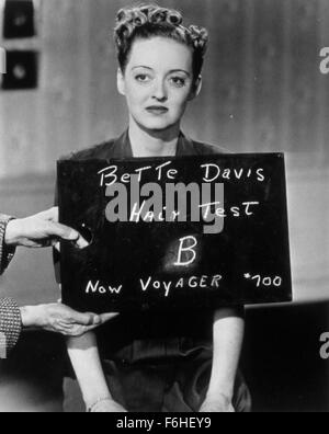 1942, Filmtitel: NOW, VOYAGER, Regie: IRVING RAPPER, Studio: WARNER, abgebildet: BETTE DAVIS. (Bild Kredit: SNAP) Stockfoto