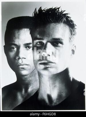 1992, Filmtitel: GLADIATOR, Regie: ROWDY HERRINGTON, Studio: COLUMBIA, im Bild: CUBA GOODING Jr., ROWDY HERRINGTON. (Bild Kredit: SNAP) Stockfoto